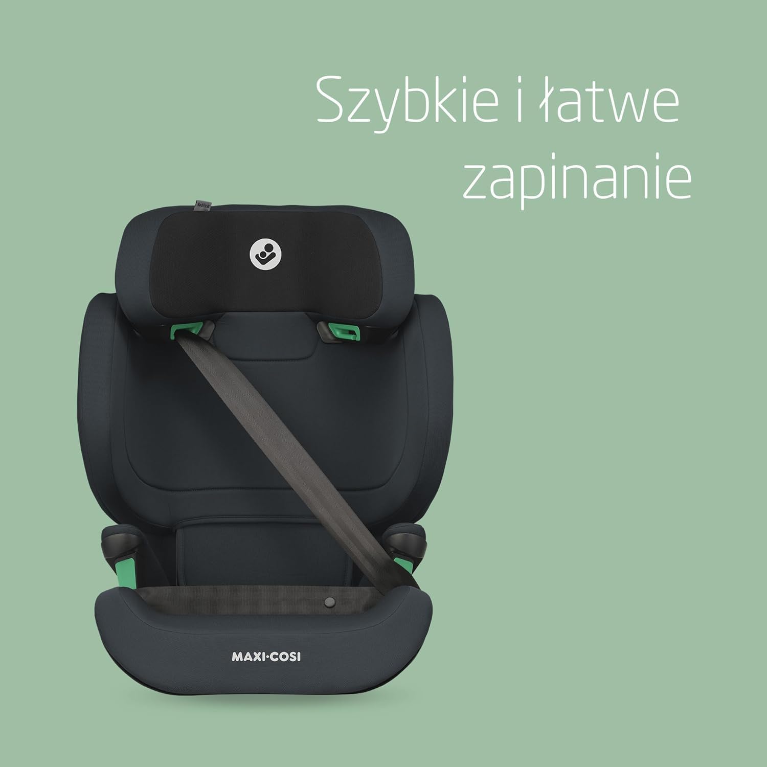 Maxi-Cosi RodiFix M i-Size, Fotelik samochodowy, 3,5–12 lat, 100–150 cm, Fotelik samochodowy ISOFIX, System ochrony bocznej G-CELL, Regulacja wysokości, Szybkie i łatwe zapięcie, Basic Grey