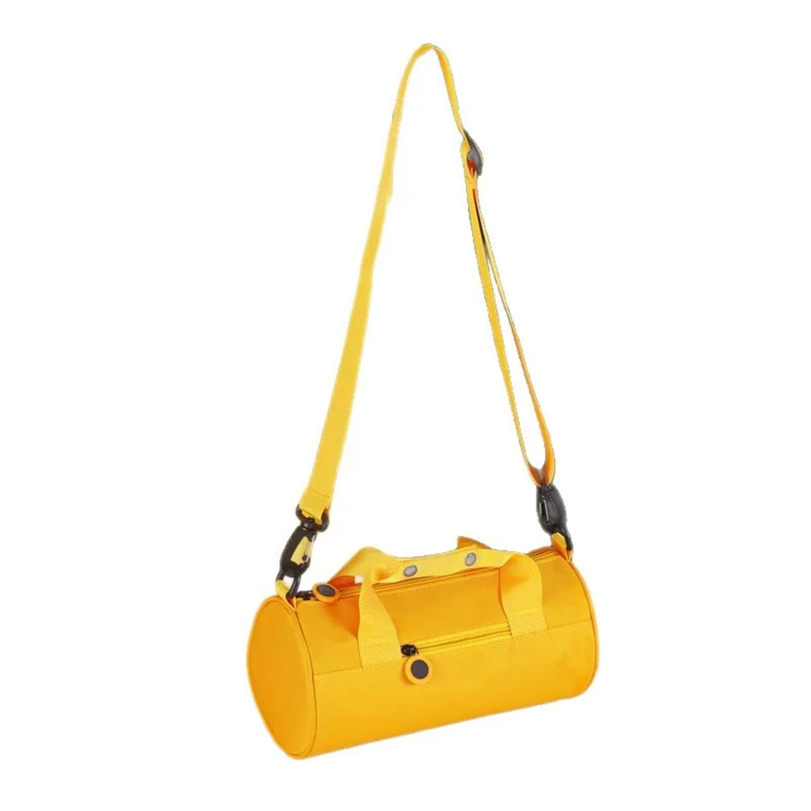 Sac de sport léger en nylon avec une épaule, sac de sport, sac à main pour filles, danse, fitness, yoga, week-end, natation, rangement pour enfants, jaune, 42*25cm