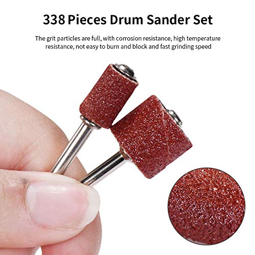 338 Pezzi Levigatura Cilindri Abrasivi, con