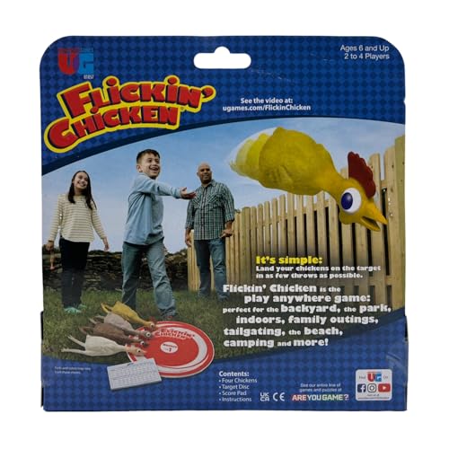 University Games 01057 Flickin Chicken Indoor Outdoor Target Toss Game thumb #1