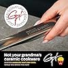 Guy Fieri's Flavortown 2-Piece Ceramic Cookware Set, Nonstick Frying Pan Set 10" and 12", Kitchen Cookware, Made without PFAS PTFE PFOA, Oven and Dishwasher Safe, Easy to Clean Everyday Cookware, Red #4