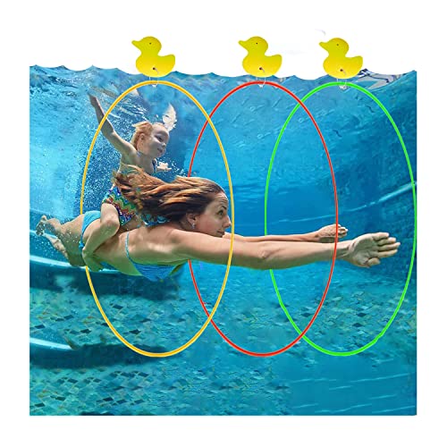 18 Stück Pool Tauchspielzeug Set - Tauchringe & Bogen Für Kinder Ab 4 Jahren