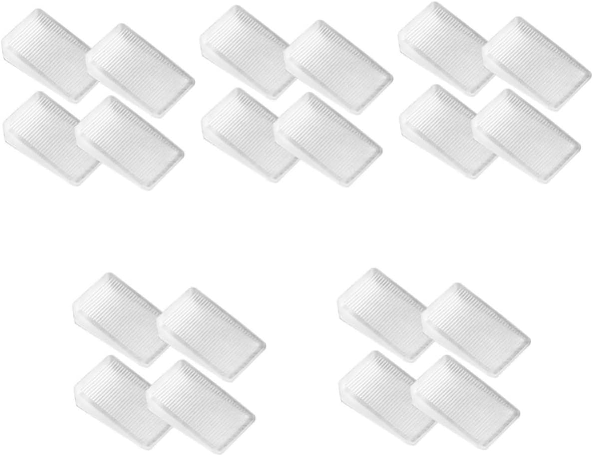 20pcs Leveling Shims for Furniture Floor Pads for Uneven Non- for Tables Chairs Refrigerators Appliances Support for Home Office