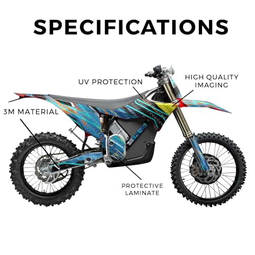 Image of Carbon Fiber Stark Varg MX 2023-2025 Graphics Kit Wrap - Immolation - Varg MX Skin - Premium 3M Vinyl Protective Wrap Decal Cover - Easy to Apply | Crafted in The USA by MightySkins