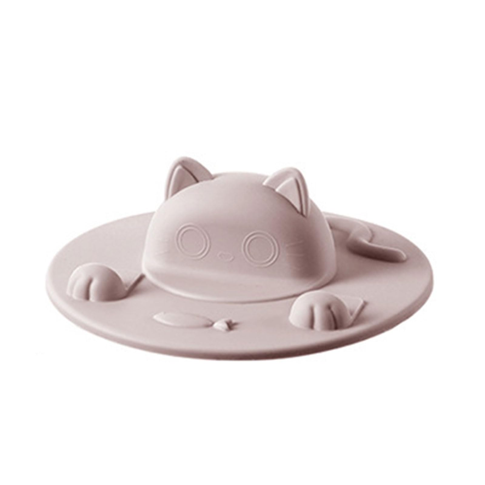 Xjdzineq Adorable Silicone Coffee Cup Lid Leakproof Dishwasher Safe for Hot Beverages Novelty Lid for Mugs and Cups