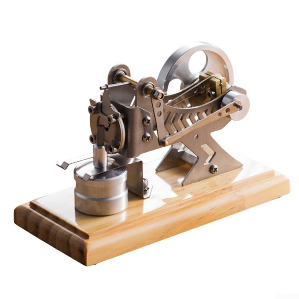 Modello di motore a vuoto Motore termico Kit esperimento scientifico fai da te Strumento di educazione fisica Motore a combustione Dimostrazione Metallo Assemblaggio meccanico Apprendimento