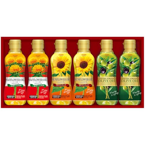 エクストラバージンオリーブオイル&バラエティオイル3種セット 計6本 各300g オレインリッチ オリーブオイル べに花油 食用油 油 調理油