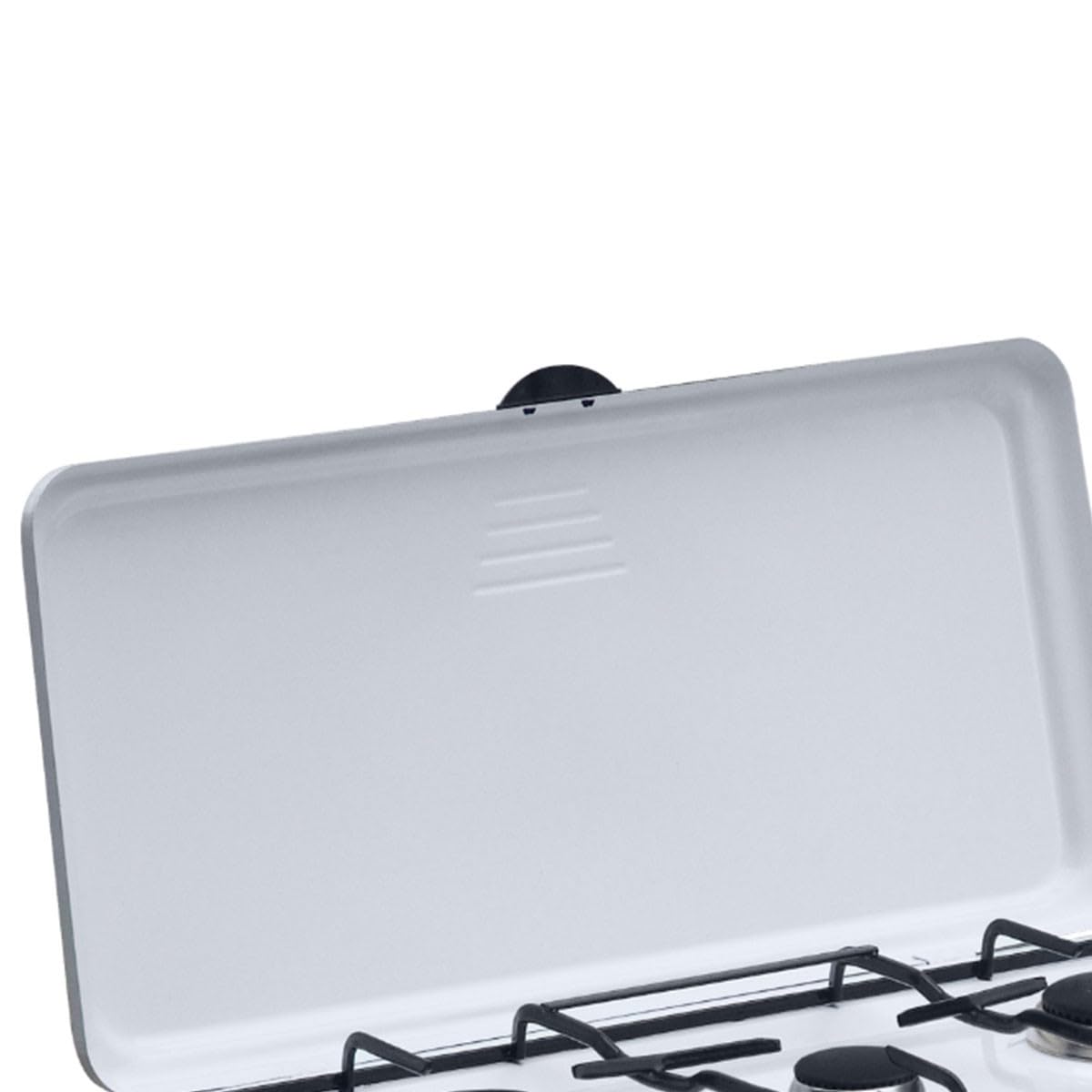 INTEC - Cocina de gas de 3 fuegos 4100W Quemadores de hierro fundido Tapa encimera de gas Butano o Propano
