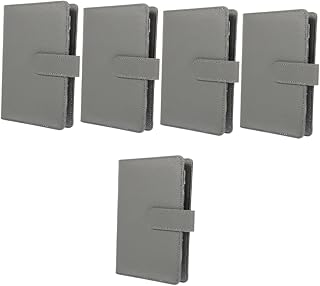 Abaodam 5 Pçs Caso De Contabilidade A6 Diário Plutônio Para A6 Fichário Decorativo Bloco De Notas Escudo Protetor Planejador Fichário Nota Do Plutônio Adesivo Folha Solta