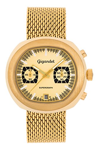 Montre Gigandet Hommes Analogique Quartz Japonais Bracelet Acier Inoxydable 9VNAG11NE/004