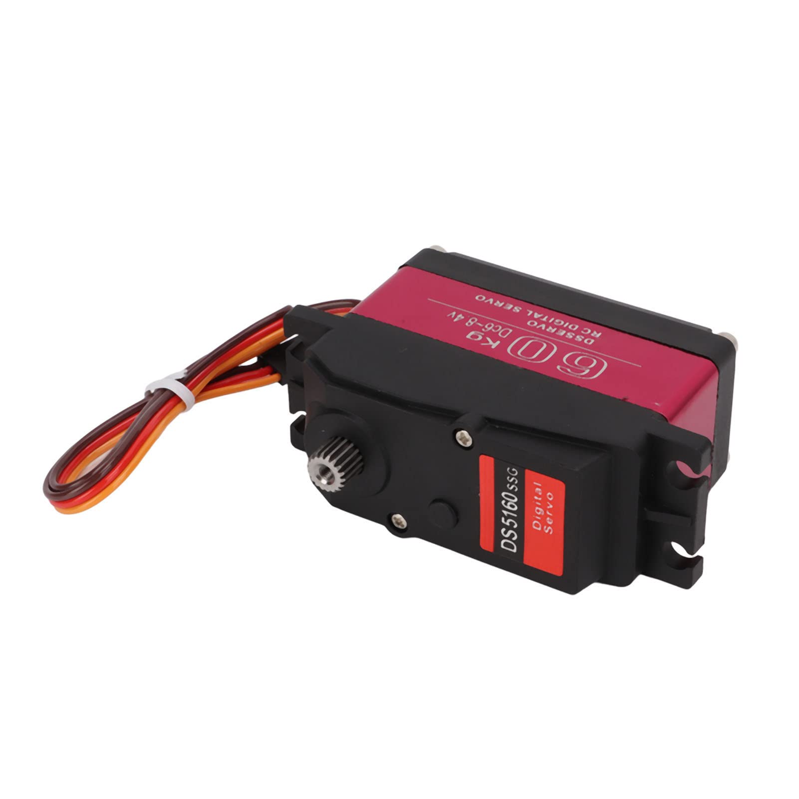 Generic Servo Digital de Alta Resistencia de 60 Kg para Engranaje de Dirección de Automóvil DS5160 RC - Alta Velocidad Impermeable - Vehículos de Control Remoto