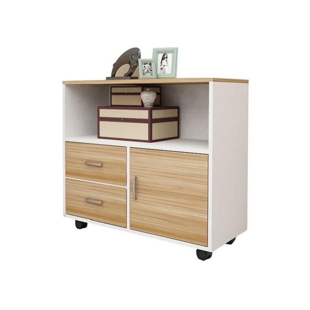 Aioneer Multicolor File Cabinet Mobile Low Cabinet Thickened Back File Cabinet Data Cabinet Office Storage Cabinet Printer Cabinet With Wheels Filing Cabinet-Multi-Colored