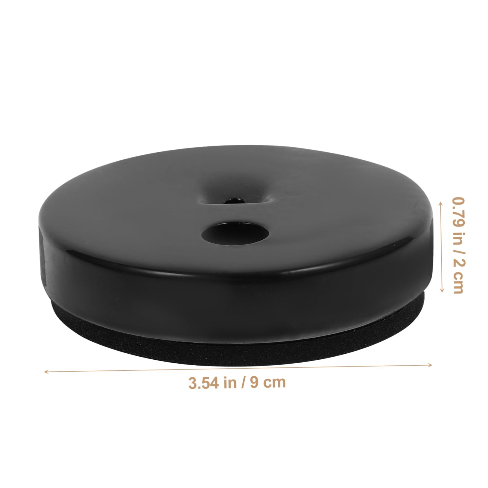 HEMOTON Cello Skid Mat Accessory Kit Non-slip Cello Mat Endpin Anchor for String Instruments