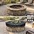 Round Fire Pit Cover for 46–51 Inch In-Ground Fire Pits, Heavy Duty 600D Oxford Waterproof & Weatherproof Outdoor Firepit Cover, Fits Built-in Stone Fire Pits All-Season Protection