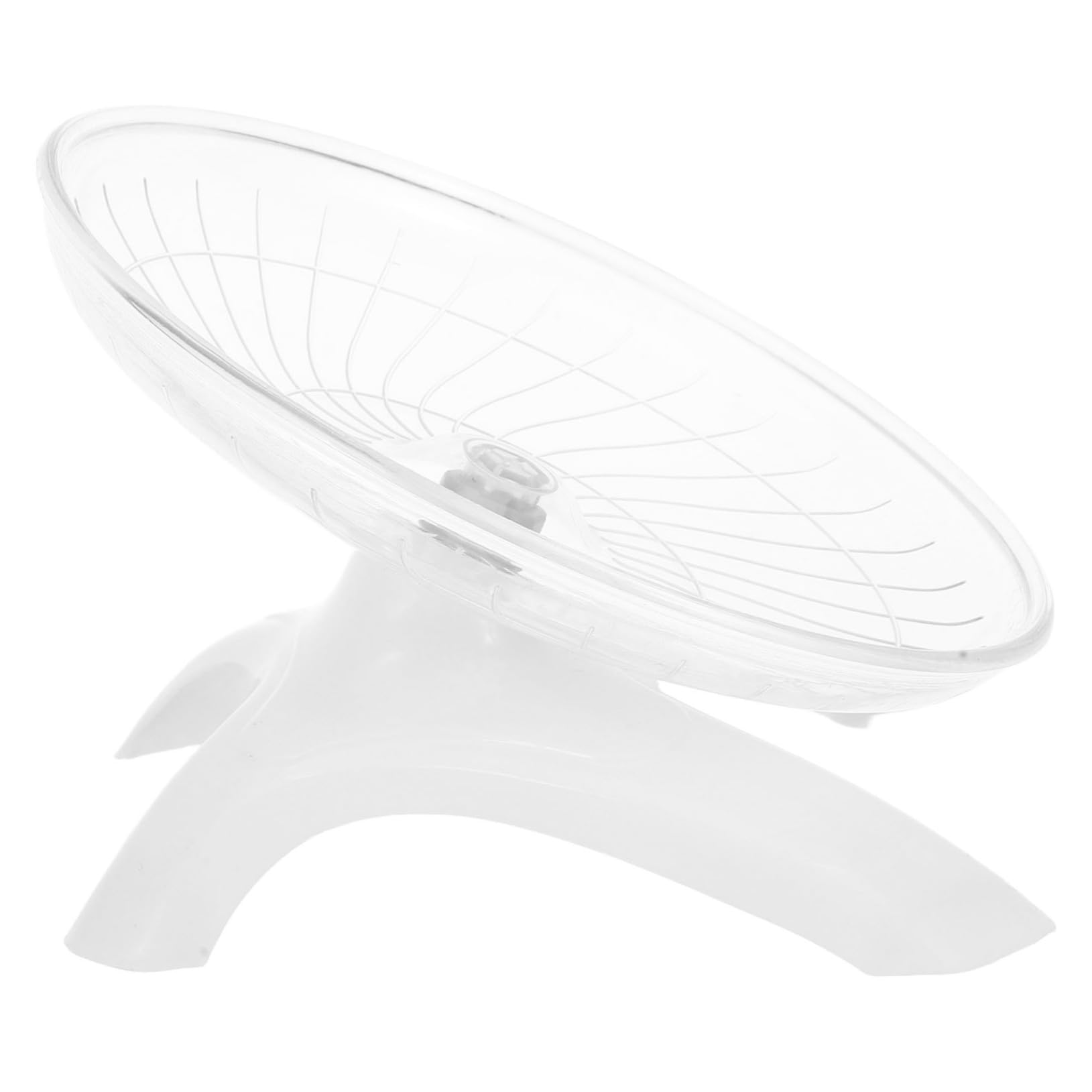 FONDOTIN Exercise Flying Runner Wheel for Hamster Gerbil Rat Crab Small Animal Cage Toy