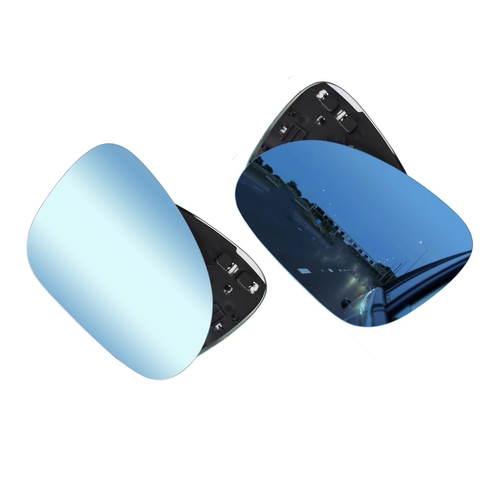 Cristal Espejo Retrovisor Calefactable Compatible Con EOS 2007-2008 Para Rabbit R32 2006-2009 Para Passat B6 2005-2009 Reemplazo Lente Espejo Retrovisor Lateral Calefactable Cristal Azul