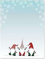 Vista 6 de Current - Papelería navideña de campanas plateadas, para cartas de Navidad o notas escritas a mano, 25 hojas, 8½ x 11 pulgadas, compatible