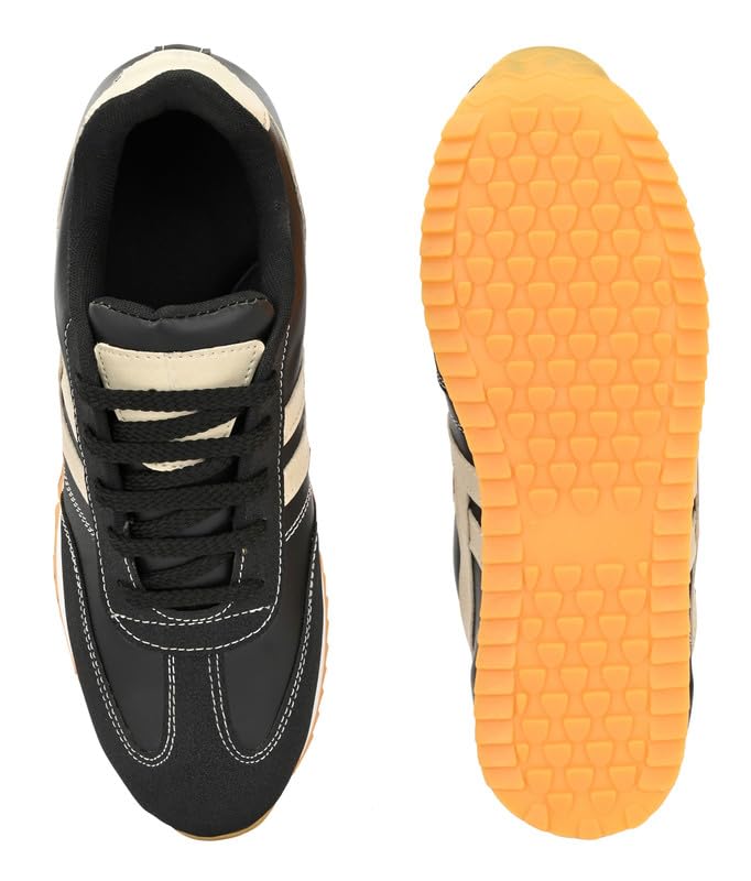 Image of Server Sneakers for Men | Lightweight Casual Shoes for Walking, Training, Gym & Travel | Soft Cushion Sneaker for Boys, Strong Grip Outsole & Colourblocked Style
