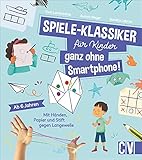  Kinderbeschäftigung: Spiele-Klassiker für Kinder – ganz ohne Smartphone: Mit Händen, Papier und Stift gegen Langeweile. Die beliebtesten Kinderspiele für Kinder ab 6 Jahren.