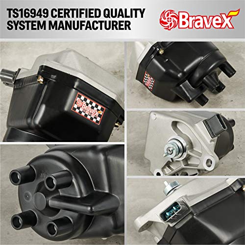 Ignition Distributor For 1998-2002 For Honda Accord Distributor Hitachi Lx/Ex/Se 98-99 Acura Cl L4 2.3L Fits D4T9607 / D4T96-07 / D4T9703 / D4T97-03 #TOP5