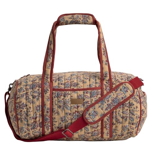 Maison d'Hermine Travel Duffle bag Cotton Quilted bag Overnight Luggage Weekender Business Travellers Family Trip - Asmi - Asha