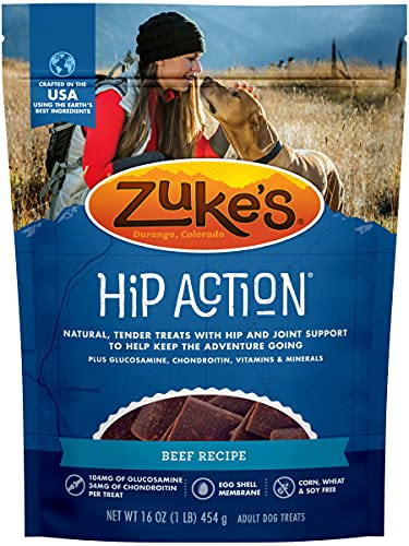 Zuke's Hip Action Natural Dog Treats Roasted Beef Recipe, 16-Ounce (Pack Of 2) #TOP1
