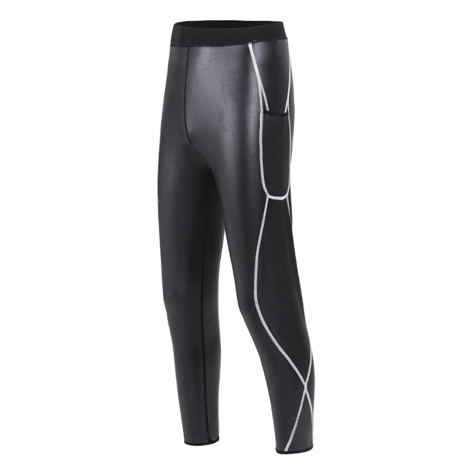 Leggings de compresión para hombre Base Layer brillante Running Fitness 2026