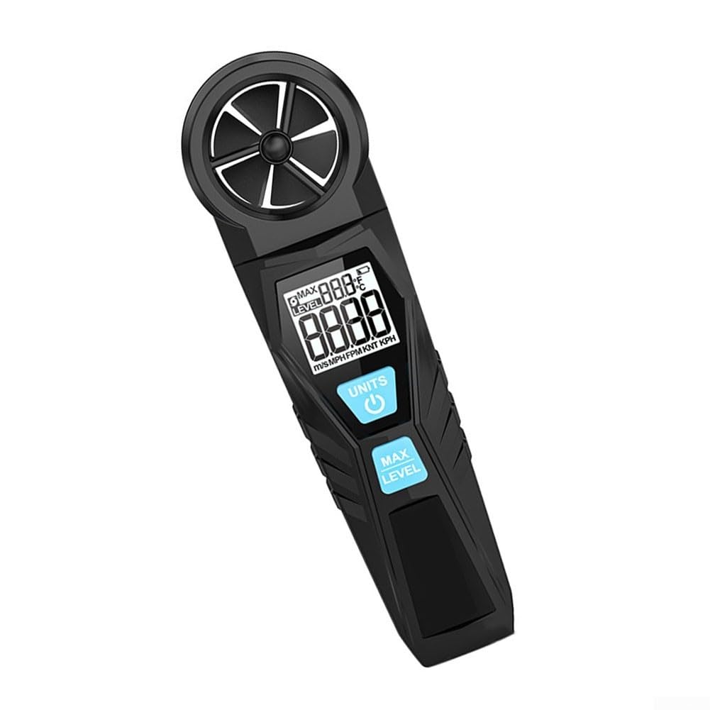 Anemómetro para ventilador giratorio, 17 cm, herramienta de flujo de aire