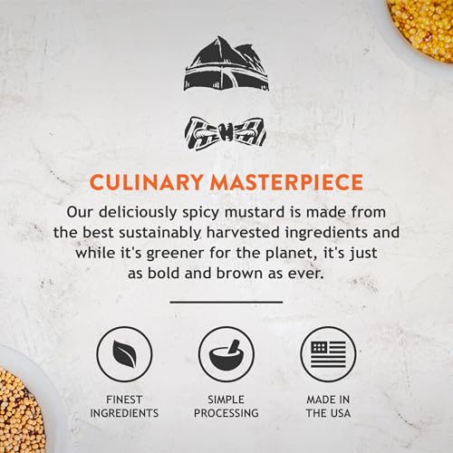 Image of Koops' Spicy Brown Mustard, 12 oz. Bottle, 4-Pack