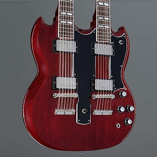 Gibson EDS-1275 Double Neck Cherry Red #CS300503 – Guitare Électrique Personnalisée - Les Beatles, Paul McCartney, John Lennon, RIngo Starr, George Harrison Gibson EDS-1275 Double Neck Cherry Red #CS300503 - Guitare Électrique Personnalisée – Image 7