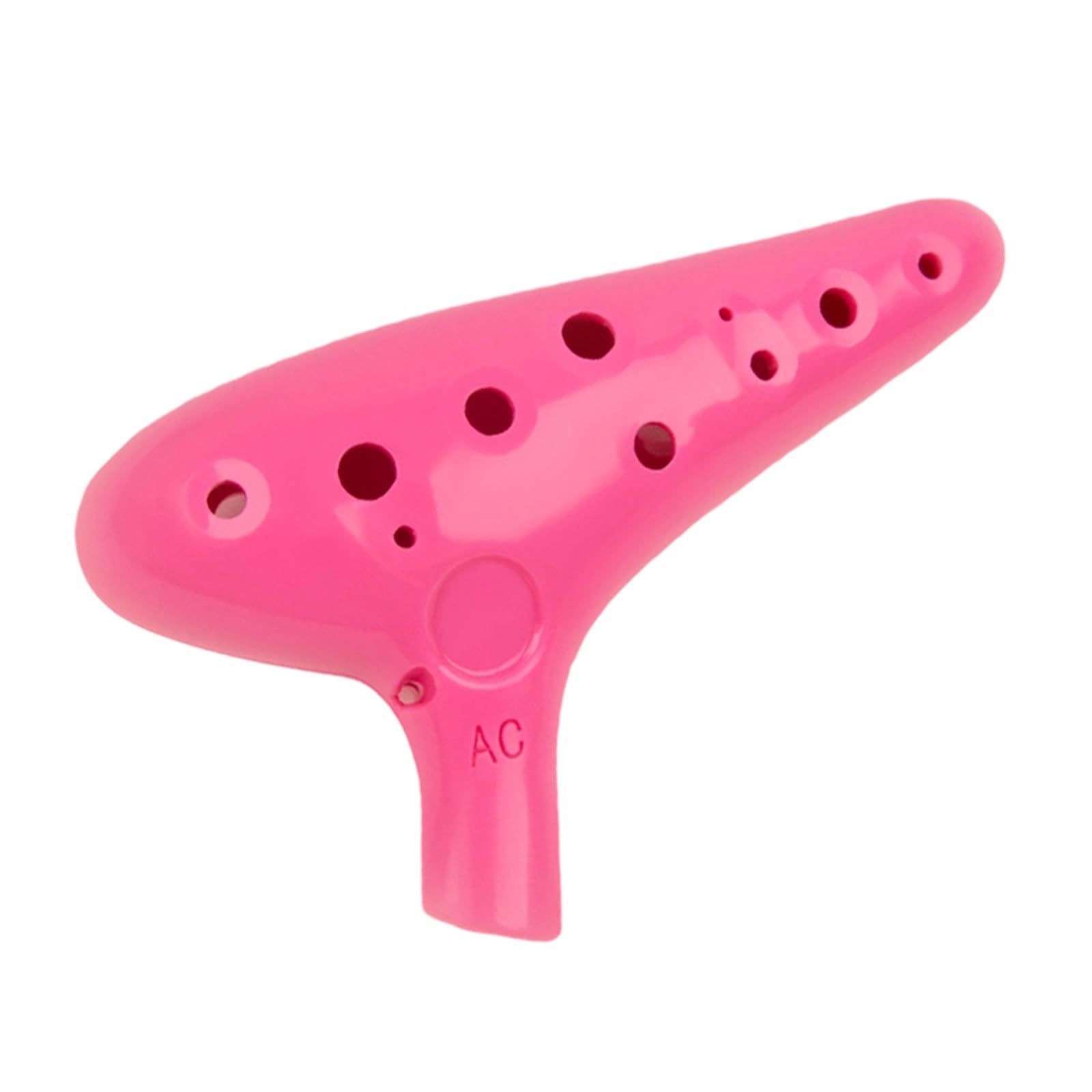 Ocarina Strumento Per Esercitazioni Per Principianti In Resina Rosa Ocarina A 12 Fori