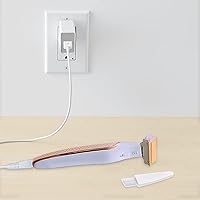 Vista 7 de Body - Cabezales de repuesto para afeitadora y cargador para acabado táctil, cuerpo impecable, afeitadora y recortadora con 2 cepillos de limpieza