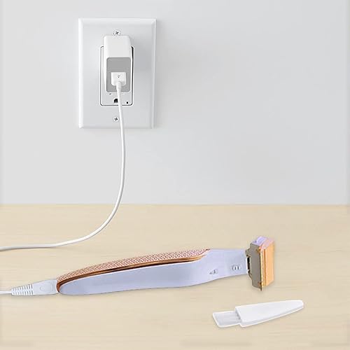 Miniatura 7 de Body - Cabezales de repuesto para afeitadora y cargador para acabado táctil, cuerpo impecable, afeitadora y recortadora con 2 cepillos de limpieza