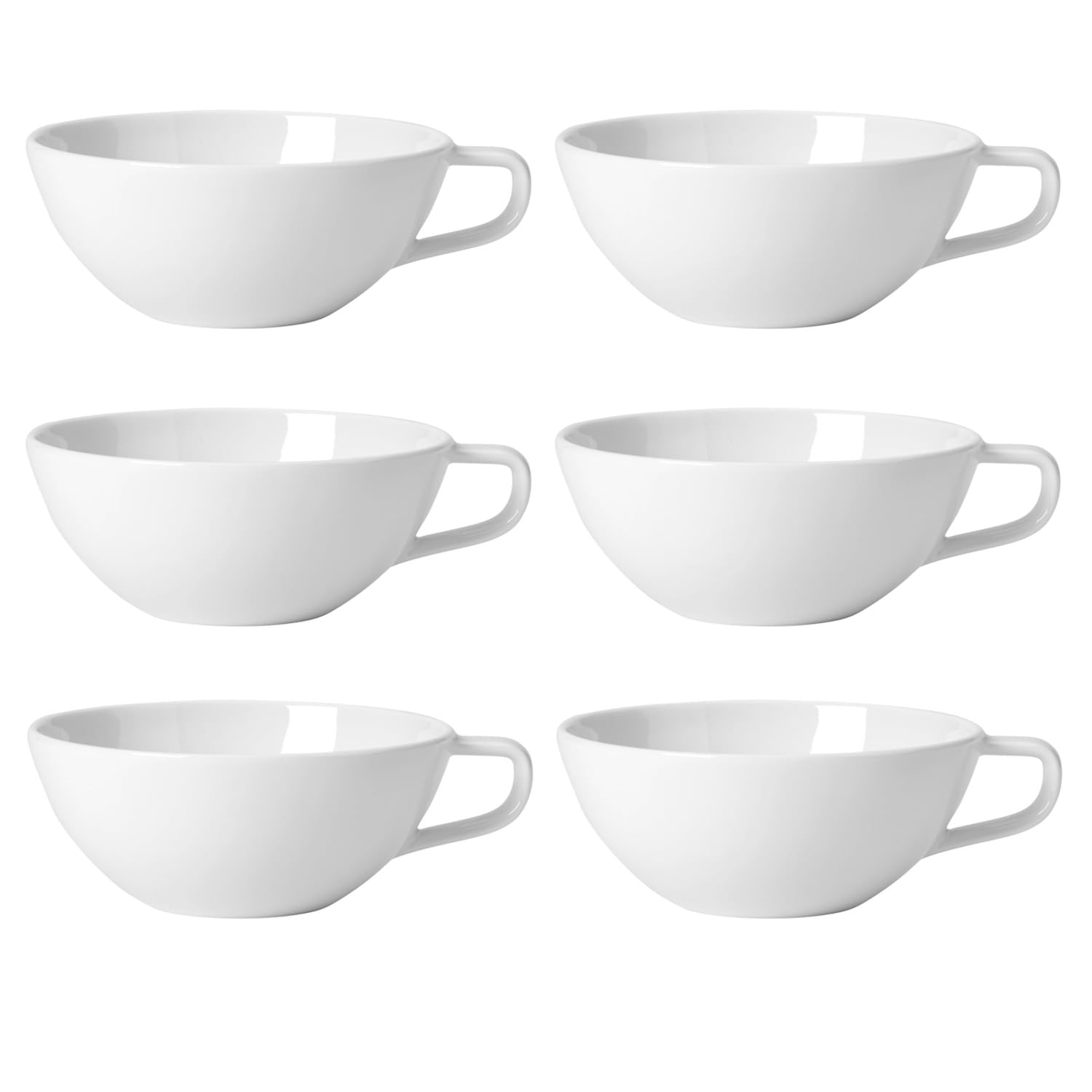 Villeroy & Boch ARTESANO ORIGINAL Teetassen 120ml 6er Set weiß Porzellan