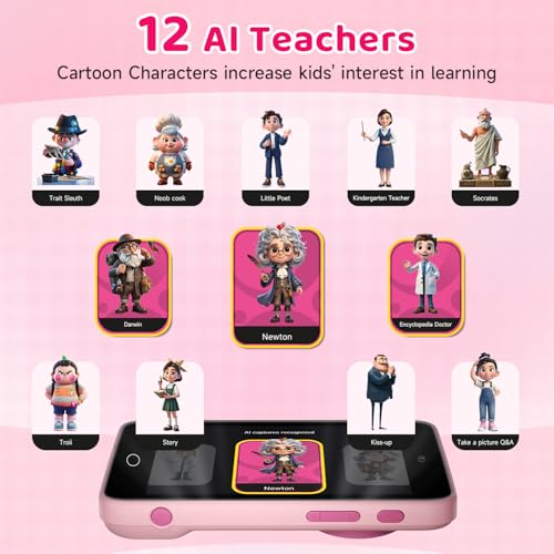 AI Kids Digital Camera 50MP 32G WiFi Learning Camera, Why&How Library - image 3