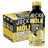 Jocko Mölk Banana Cream Protein Shakes – Naturally Flavored Protein Drinks, KETO Friendly, No Added