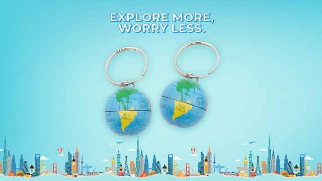 Amazon.com: Fun Express World Globe and Map Key Chains - VBS