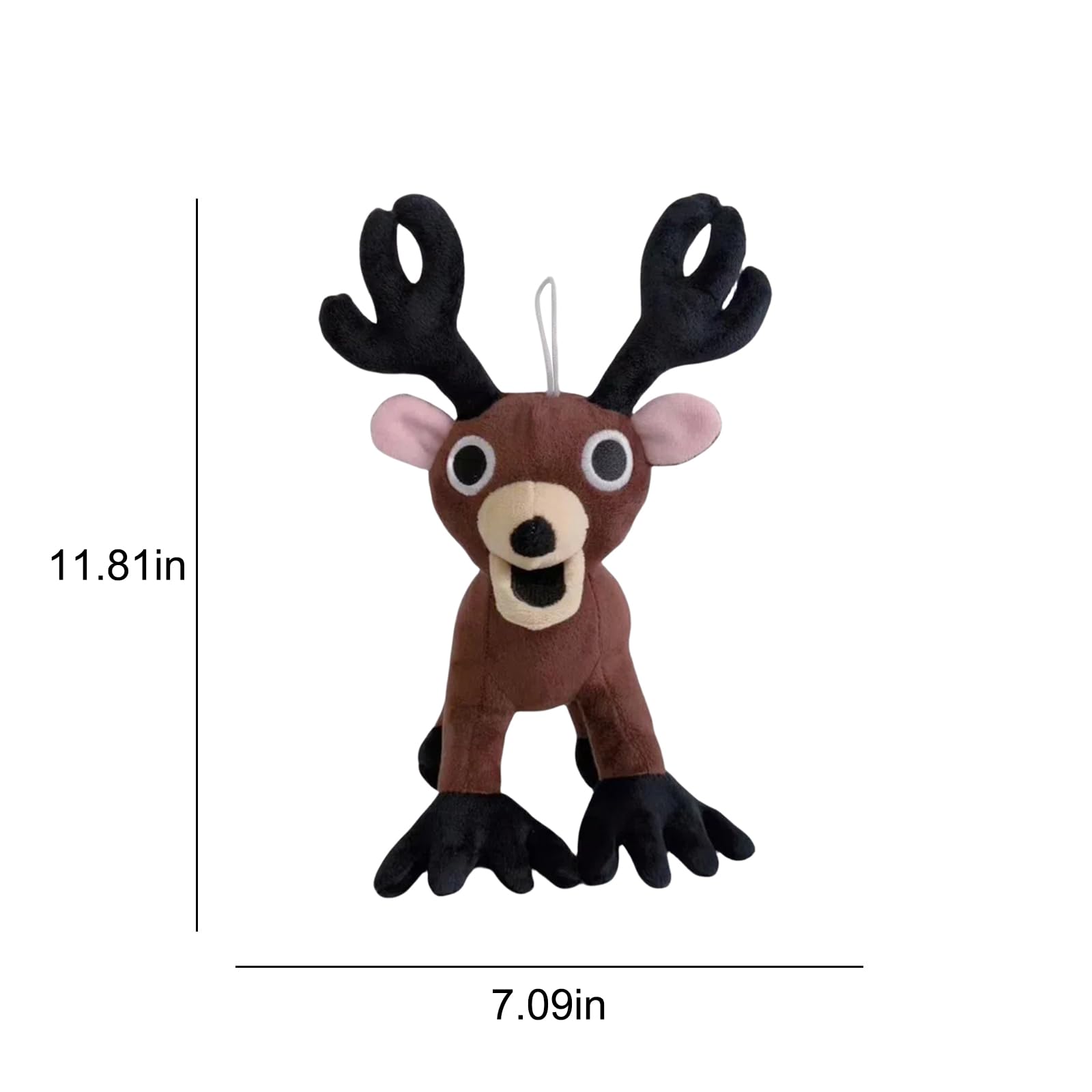 Simulazione renna peluche giocattolo di Natale cervo peluche bambola di Natale alce peluche buon Natale capodanno decorazione migliori regali per