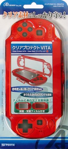 PS VITA Clear Protect VITA Clear Red front and back film bundled