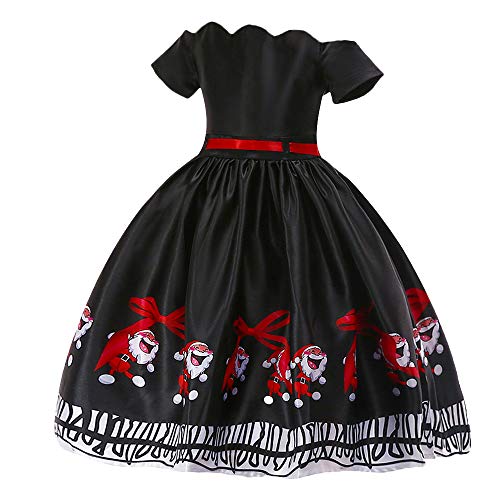 HUAANIUE Bambini 3-10Y Senza Maniche Principessa