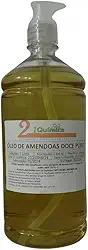 Óleo de Amêndoas Doce 100% Puro 1 Litro Hidratação Natural para Pele e Cabelos