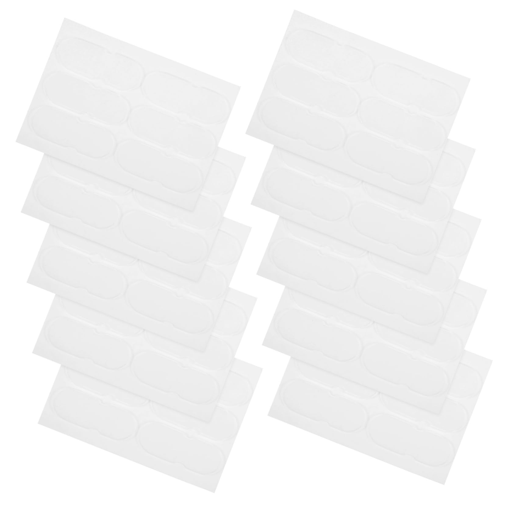 KOMBIUDA 60pcs Transparent for Protruding Ears Vertical Ear Patches Invisible Cosmetic Ear Tape Comfortable Correction Stickers for Everyday Use