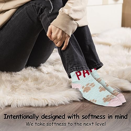 Image of World's Softest Cozy Collection Crew Socks - Smooth Multi Colors Cozy Socks - Knit Top Holiday Spirit Fashion Socks