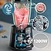 Philips 5000-Serie Standmixer inkl. Blend-and-go-Behälter - 1200 W. 2L maximales Fassungsvermögen. ProBlend Plus-Technologie. Spülmaschinengeeignete Teile. Schwarz (HR3031/00)
