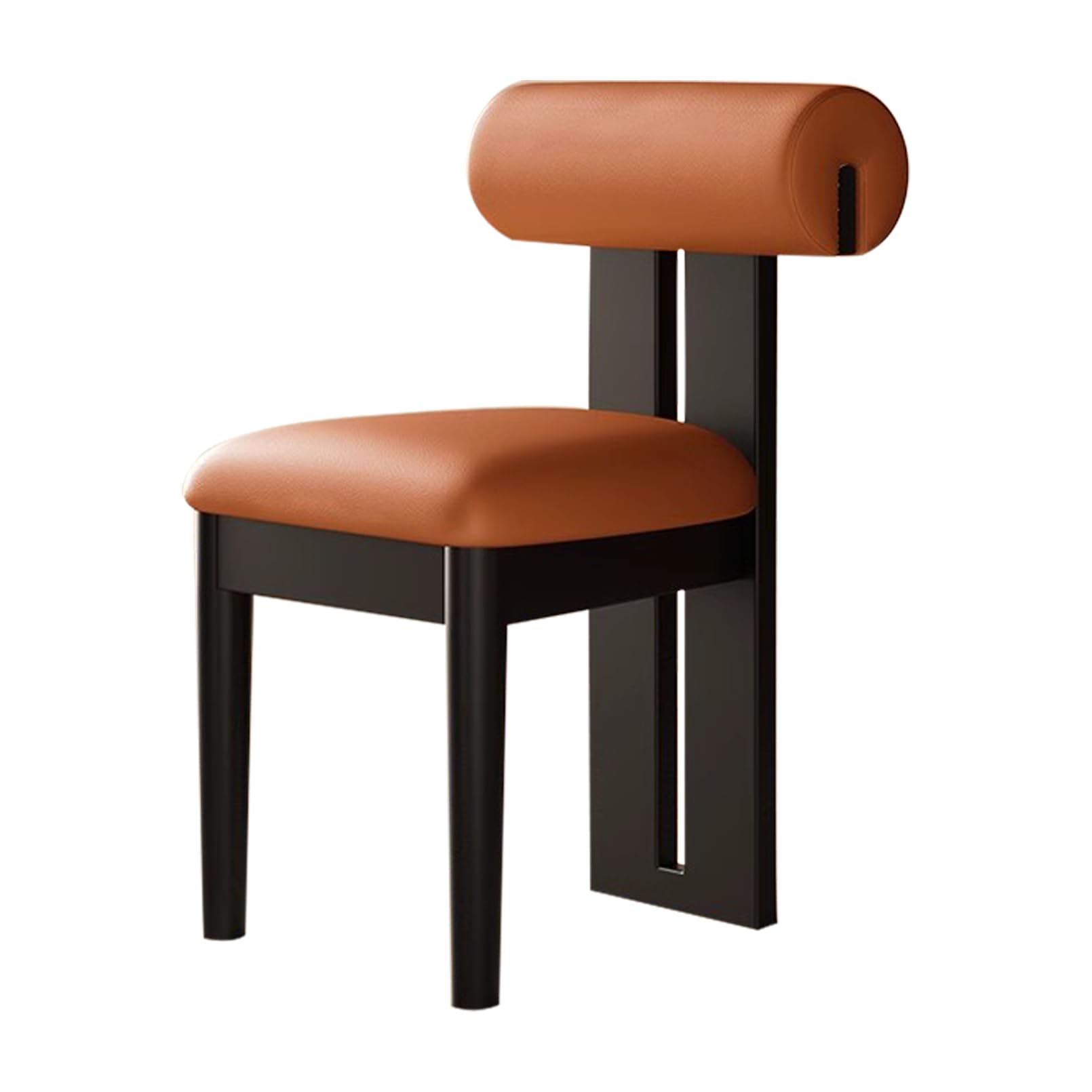Chaise de salle à manger en bois sans accoudoirs chaise rembourrée de salon