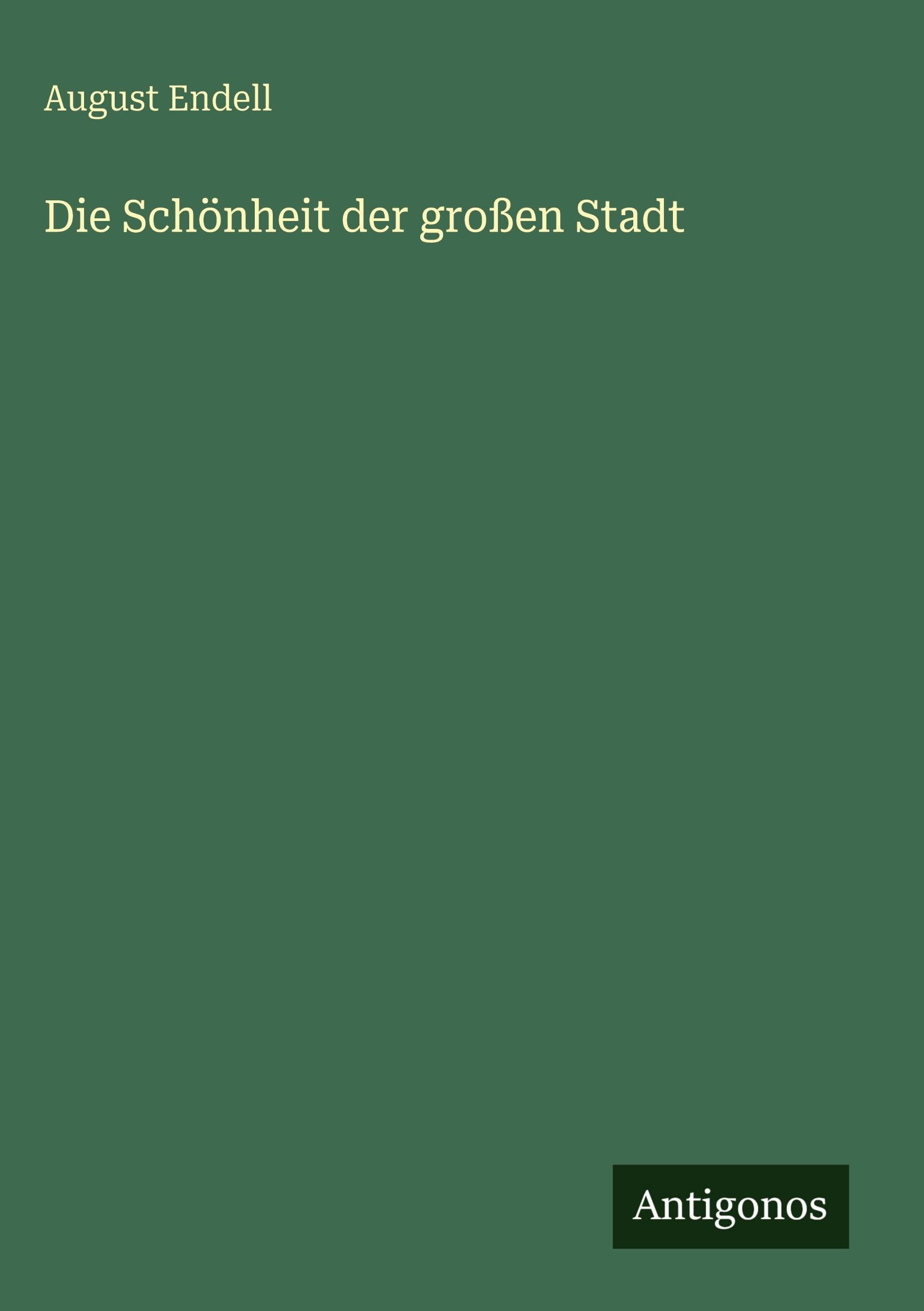 Die Schönheit der großen Stadt