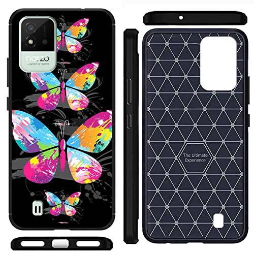 Image of Amazon Brand - Solimo Mobile Case Rubber Pouch for Realme Narzo 50i (SOLRMN50ICF0038 Multicolor)