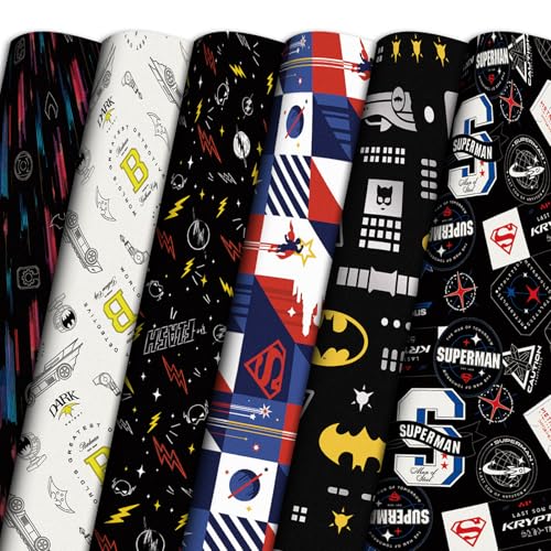 Superhero Gift Wrapping Paper Sheets Colorful Gift Wrap for Boys Girls Cartoon Hero Patterns for Kids Birthday Baby Shower Party Christmas or Everyday Present Wrapping 20 X 28 Inch Per Sheet