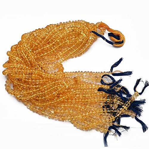 Rondelles de citrine naturelle 8mm idéales pour réparer ou modifier vos colliers