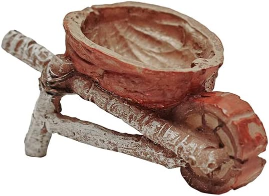 Mini Walnut Birch Tree Wheelbarrow Review: Whimsical Fairy Garden Decor for Backyards